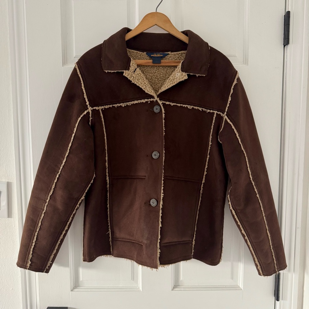 Vintage Woolrich Suede and Shearling Jacket